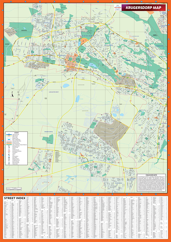 Krugersdorp Map